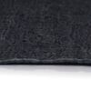 vidaXL Hand-woven Chindi Rug Leather 190x280 cm Black