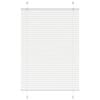vidaXL Pleated Blind White 90x100 cm Fabric Width 89.4 cm Polyester