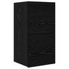 vidaXL TV Cabinet Set Wall-mounted 5 pcs Black Oak Engineered Wood