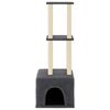 vidaXL Cat Tree with Sisal Scratching Posts Dark Grey 133.5 cm