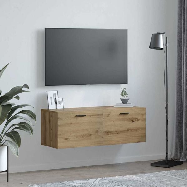 vidaXL Wall-Mounted Cabinet Artisan Oak 100 x 36.5 x 35 cm