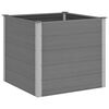 vidaXL Garden Raised Bed WPC 100x100x91 cm Grey