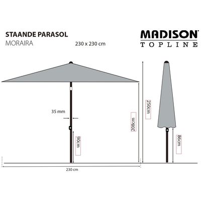 Madison Parasol Moraira 230x230 cm Ecru