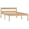 vidaXL Bed Frame without Mattress Solid Pine Wood 100x200 cm