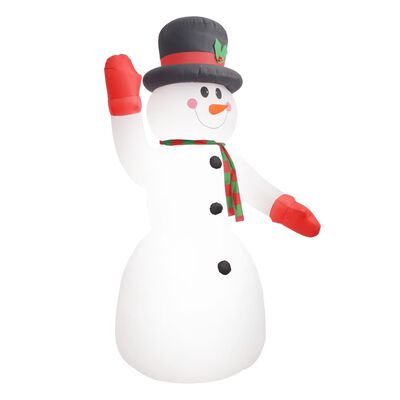 vidaXL Christmas Inflatable Snowman Santa LED IP44 300 cm
