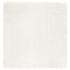 vidaXL Faux Sheepskin Rug TAFALLA White 120 x 120 cm Polyester