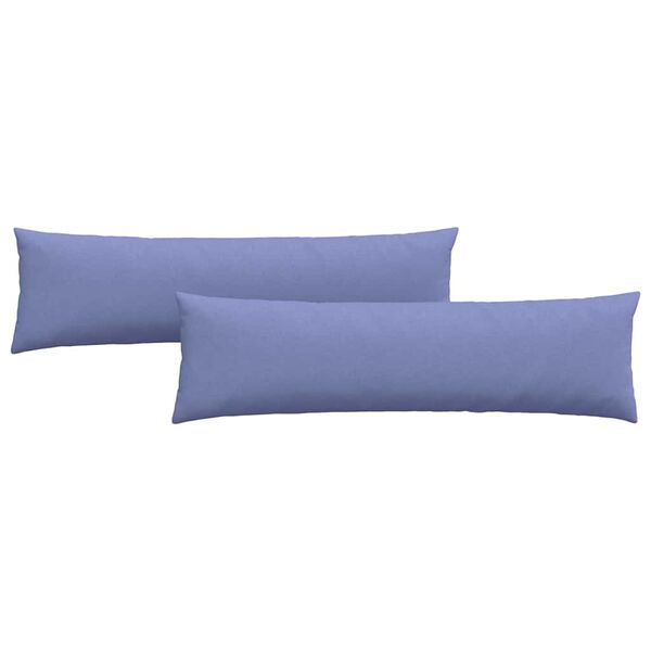 vidaXL Sofa Pillows 2 pcs Blue 145 x 40 cm Fabric