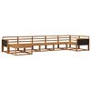 vidaXL Outdoor Sofa Set 7 pcs Natural Solid Acacia Wood