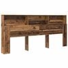vidaXL Headboard Cabinet Old Wood Engineered Wood