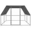 vidaXL Chicken Cage 3x4x2 m Galvanised Steel