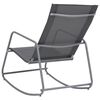 vidaXL Garden Swing Chair Grey 95x54x85 cm Textilene
