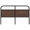 vidaXL Replace Headboard Brown Oak 150 cm Steel and Engineered Wood