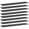vidaXL Bookshelf Boards 8 pcs Grey 100x20x1,5 cm Engineered Wood