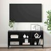 vidaXL TV Cabinet Set Black 69.5 x 30 x 50 cm Engineered Wood