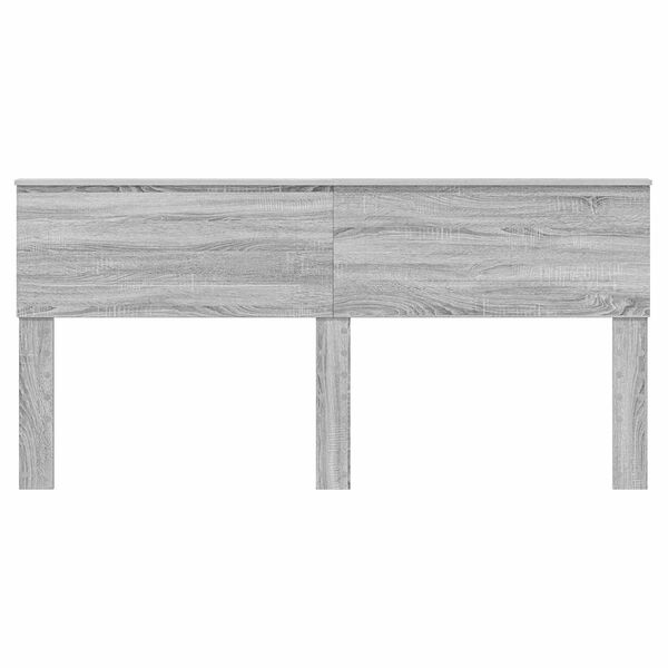 vidaXL Headboard Grey Sonoma 200 cm Engineered wood