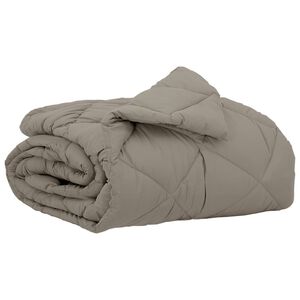 vidaXL Summer Duvet 200 x 140 cm Summer 200 gsm Light Grey