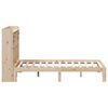 vidaXL Bookcase Bed without Mattress 140x200cm Solid Wood Pine