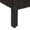 vidaXL Bedside Cabinet Black 40x33x46 cm Solid Wood Mango