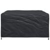 vidaXL Furniture Cover Plain Black 180 x 190 x 85 cm 210D