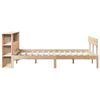 vidaXL Bookcase Bed without Mattress 140x200 cm Solid Wood Pine