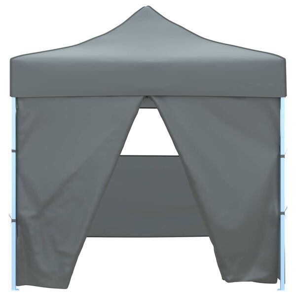 vidaXL Party Tent Folding Anthracite 291 x 291 x 315 cm Oxford Fabric