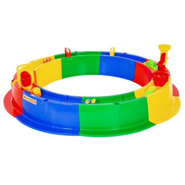 Polesie Wader 8 Piece Round Sandpit Set with Waterway 136 cm PP