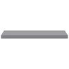 vidaXL Floating Wall Shelves 4 pcs Grey 80x23.5x3.8 cm MDF