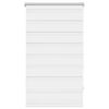 vidaXL Zebra blind 70.9x120 cm Fabric Width 66.7 cm white