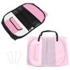 vidaXL Foldable Dog Playpen with Carrying Bag Pink 145x145x61 cm