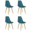 vidaXL 5 Piece Dining Set Turquoise