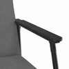 vidaXL Armchair Dark Grey 59 x 75 x 78 cm Fabric