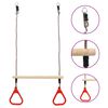 vidaXL Trapeze Swing Bar with Rings
