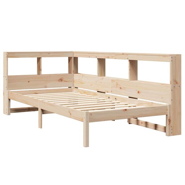 vidaXL Bookcase Bed without Mattress 100x200 cm Solid Wood Pine