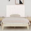 vidaXL Wall Headboard White 140x3x90 cm Solid Wood Pine