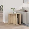 vidaXL End Table Sonoma Oak 37 x 32 x 40 cm Engineered Wood