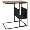 vidaXL Side Table Black 55x36x59.5 cm Engineered Wood