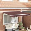 vidaXL Retractable Awning Manual Brown 250 x 200 cm Fabric