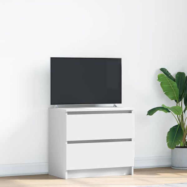 vidaXL TV Cabinet White 60x35x54 cm Engineered Wood