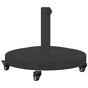 vidaXL Parasol Base 24.45 kg Black Round Adjustable