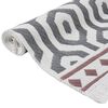 vidaXL Rug Grey 80x150 cm Cotton