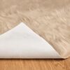vidaXL Faux Sheepskin Rug Tafalla Beige 80 x 150 cm Polyester