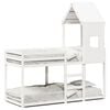 vidaXL Bunk Bed without Mattress White 80x200 cm Solid Wood Pine