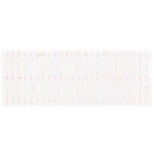 vidaXL Wall Headboard White 159.5x3x60 cm Solid Wood Pine