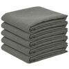vidaXL Table Cloth 5 pcs Rectangular Light Grey 110 x 160 cm