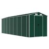 vidaXL Garden Shed | Green | Galvanised steel | Large | Garden Shed