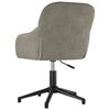 vidaXL Office Chair Light Grey 56 x 61.5 x 72 cm Velvet