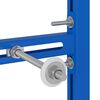 vidaXL Bathroom Wall Support Manual Blue 50 x 17.5 x 136 cm Steel