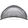 vidaXL Pool Dome Folding Manual Black 546 x 516 x 250 cm