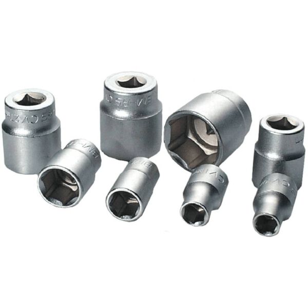 Br&uuml;der Mannesmann 61 Piece Ratcheting Socket Spanner Set 3/8" 2045