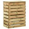 vidaXL Slatted Garden Composter Green 110 x 58 x 113 cm